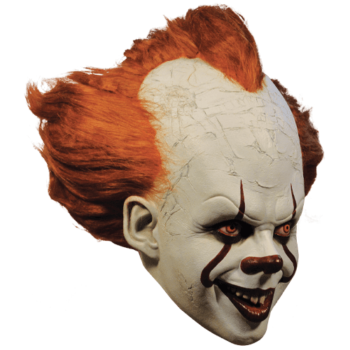 Pennywise mask deluxe IT clown movie mask - TRICK OR TREAT