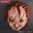 CHUCKY face mask Childs play Doll face mask - REDUCED