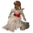 La poupée réplique à l'échelle de la creation Annabelle