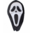 Scream-Schablone schreien Sie Budget-Version aus Kunststoff