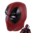 Máscara de película de látex Deadpool Wade Wilson