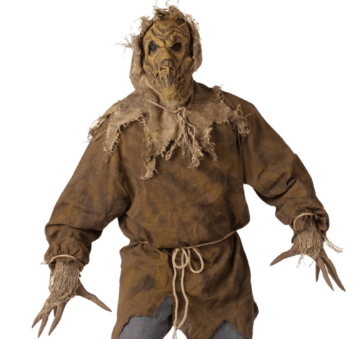 Evil scarecrow halloween costume with mask Scarecrow