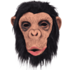 Mono Máscara de látex Animal