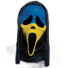 Scream-Schablone Furchtsamer Ukraine-Unterstützungsflagge maske