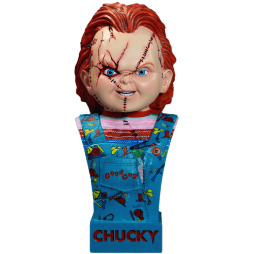 Seed of Chucky Busto grande de muñeca Chucky de 40 cm