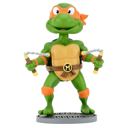 Ninja Turtles Michelangelo testa della banda figura del testa battente