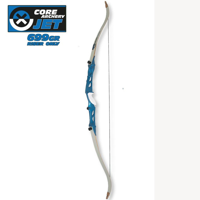 Lhd 70" Blue Core Archery Jet Recurve Bow Set 