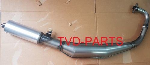 Exhaust Giannelli NSR 50/70cc (clear finish, no paint)
