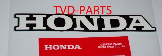 Sticker Honda white/black Honda MB MT MTX NSR MBX 110mm