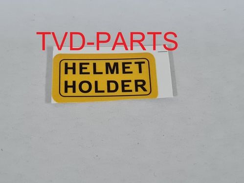 Stcker Helmet holder reproduction Honda MB MT