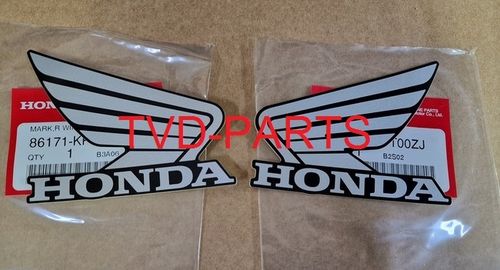 Decal set Honda wing silver Honda MB MT MTX NSR MBX (103x83 mm)