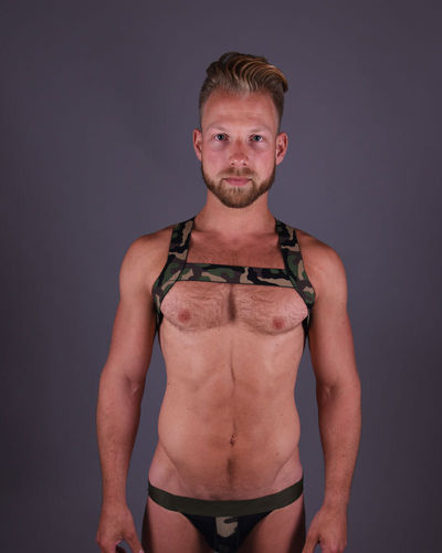 Army Green Chest Harness
