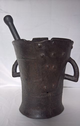 Gothic cast iron mortar, 15th century