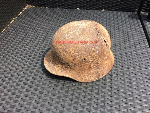 German dug-up helmet Sold!