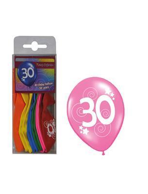 Leeftijdballon 30 jaar