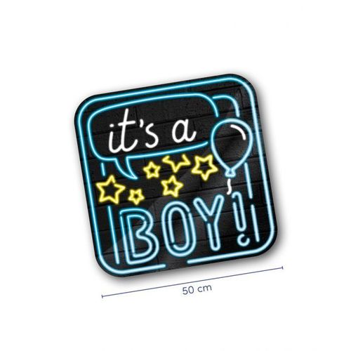 Neon huldeschild - It's a boy