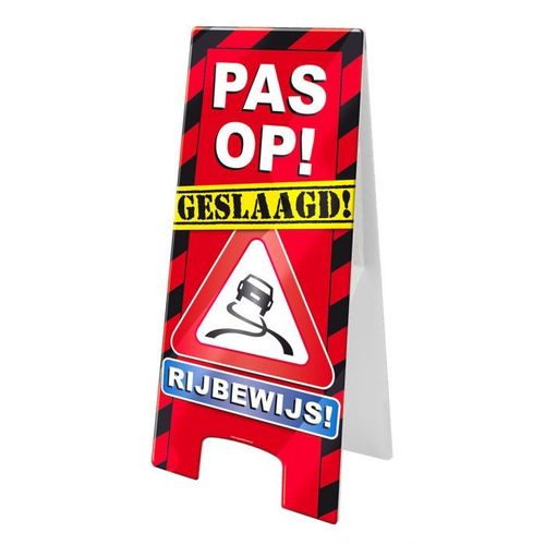 Warning sign - Rijbewijs