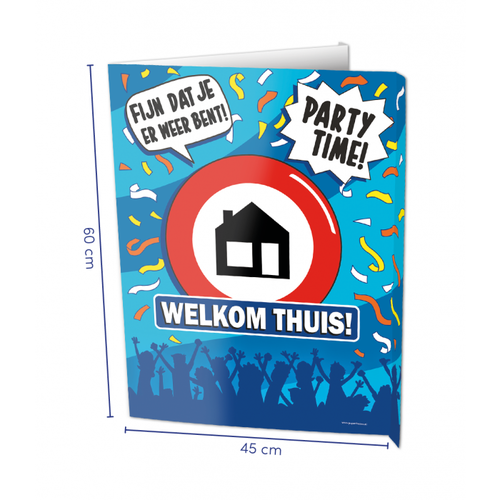 Window sign - Welkom Thuis