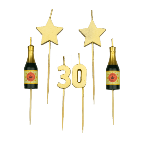 Party cake candles - 30 jaar