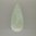 Nieuw jade, druppel hanger, 46x20x4,5mm