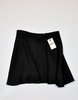 Ladies A-line skirt in scuba – black