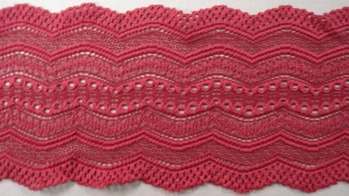 Knitted lace bordeaux