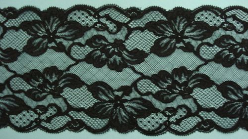 Knitted lace black