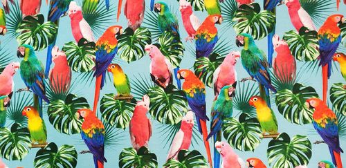 Digitale print Parrots