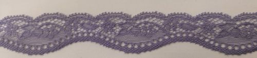 Elastic lace small 185 Grey