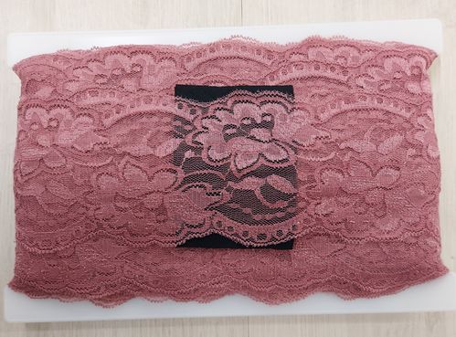 Elastic lace small 205 Old Pink