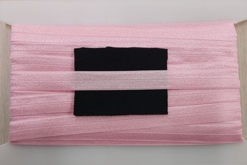 elastic fold shiny wide 23 Pink