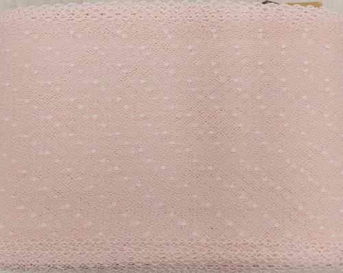 Knitted lace 152 Salmon/Pink