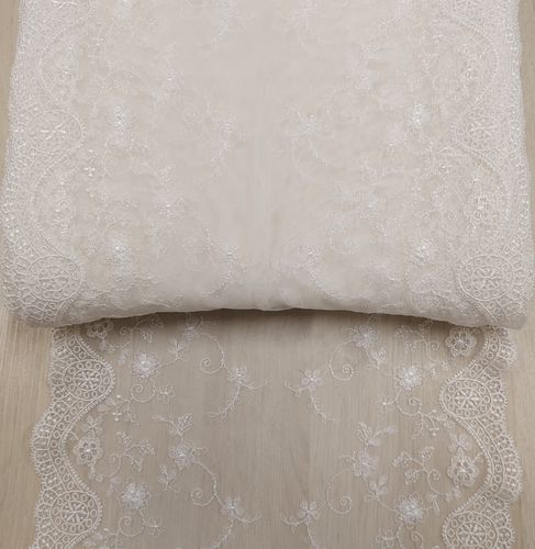 Tulle lace 74 Off White