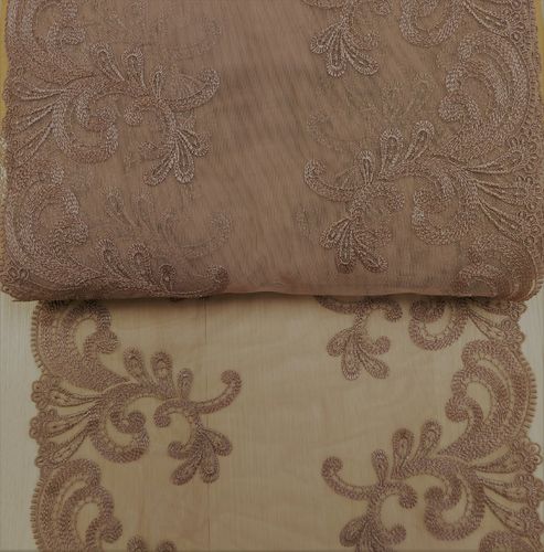 Tulle lace 63 Taupe