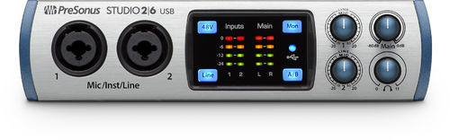 Presonus Studio 26, 2x4 USB 2.0 Audio Interface