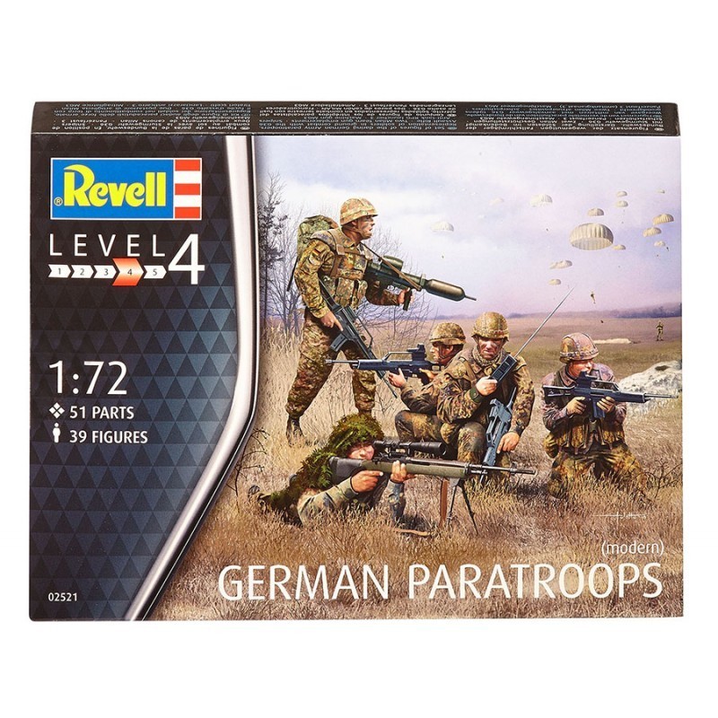 Revell 02521 German Paratroopers (modern) 1/72