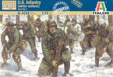 Italeri 6133 WWII US Infantry (winter uniform) 1/72