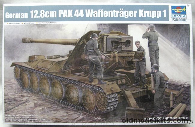 Trumpeter 05523 12.8cm Pak 44 Waffentrager Krupp 1 1/35