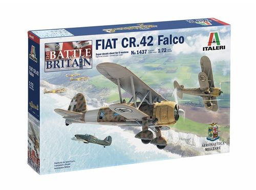 Italeri 1437  FIAT CR.42 Falco, Battle of Britain 1/72