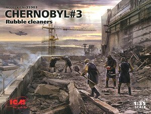 ICM 35903 Chernobyl 3. Rubble cleaners 5 figures 1/35