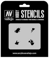 Vallejo Stencil Petrol Spills 1/35