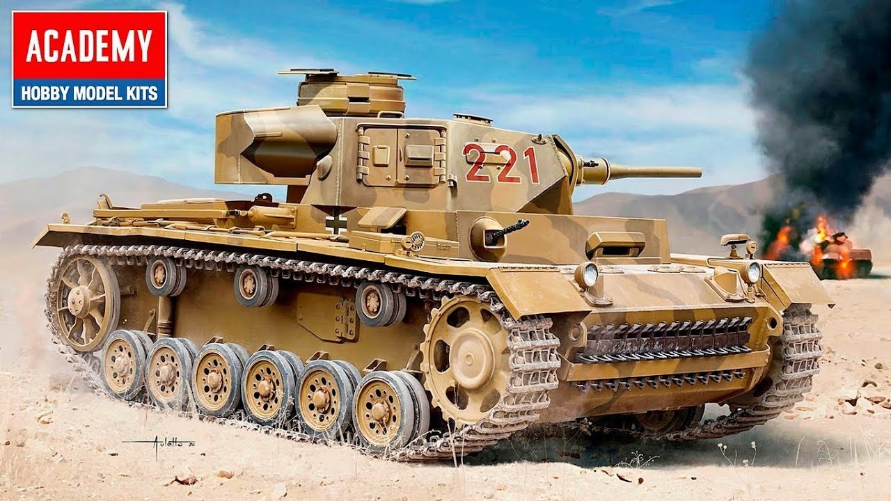 Academy 13531 German Panzer III Ausf.J North Africa 1/35 #ACA13532
