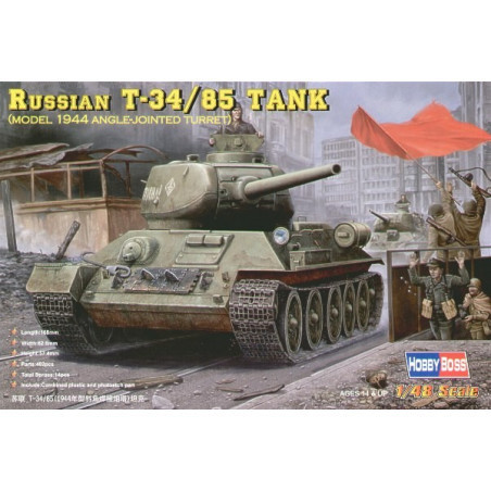 HobbyBoss 84809 RUSSIAN T-34/85 (1944 ANGLE-JOINTED TURRET) 1/48