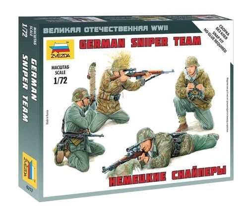Zvezda 6217 German Sniper Team 1/72